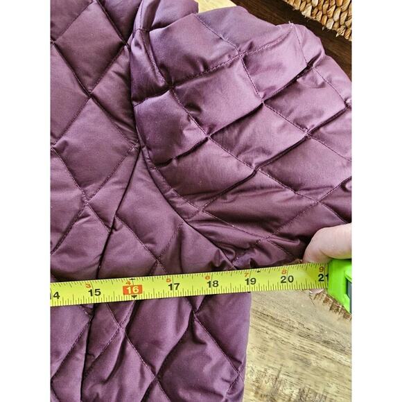 Eddie Bauer Goose Down Quilted Insulated Shirt Jacket Lightweight Womens Medium - Picture 6 of 11